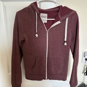 Small zip up hoodie